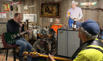 Ray's (New Guitar ) Dick, Ray, Art @ Practice